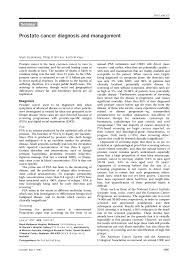 The earlier the detection of prostate cancer, the better the patient's chance of survival is. Https Www Thelancet Com Pdfs Journals Lancet Piis0140 6736 96 07393 X Pdf