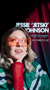 This weekend! Don’t miss Jessie ‘Jetski’ Johnson at House of Comedy BC!, 📸  @jetskijohnson , 🗓 April 11-14, 2024, 📍 New Westminster, BC