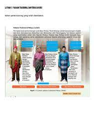 Selain itu juga, leher kebaya ini pastinya berleher cekak musang ataupun berleher cheongsam. Ejercicio De Latihan 2 Pakaian Tradisional Dan Perhiasan Diri