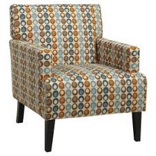 Arm Chair With Geometric Upholstery And Solid Wood Legs Product Chair Construction Material Solid Wood And Fabric Fabric Armchairs Home Decor Armchair