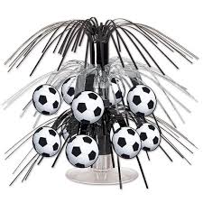 Mini Soccer Ball Cascade Centerpiece Fiesta Party Supplies