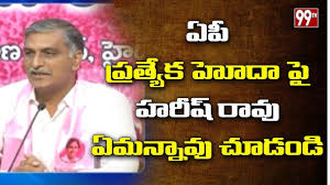 Teenmar Mallanna On Minister Harish Rao Comments On Ap Special Status Status Minister Special