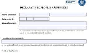 În privinţa prezentării declaraţiei pe proprie răspundere/adeverinţei eliberată de angajator personalului abilitat să verifice documentele, de pe dispozitive electronice (conform art. Ultima OrÄƒ Privind Coronavirus DeclaraÈ›ia Pe Proprie RÄƒspundere A Fost ActualizatÄƒ Evenimentul Istoric