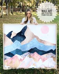 Maybe you would like to learn more about one of these? Diy Large Wall Art And Floating Frame Angela Rose Home