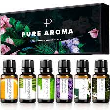 Top rated essential oil brands in 2018 that won't break your budget! Amazon Com Essential Oils By Pure Aroma 100 Pure Therapeutic Grade Oils Kit Top 6 Aromatherapy Oils Gift Set 6 Pack 10ml Eucalyptus Lavender Lemon Grass Orange Peppermint Tea Tree Beauty