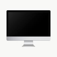 Computer With Black Screen Mockup Transparent Png Premium Image By Rawpixel Com Eyeeyeview Computer Mockup Black Screen Computer
