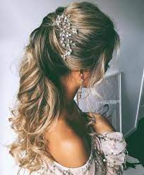 20 Best Half Up And Half Down Wedding Hairstyles Wedding Hair Inspiration Simple Wedding Hairstyles Unique Wedding Hairstyles