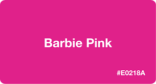 The page contains pink and similar colors including their accompanying hex and rgb codes. Barbie Pink Color Hex Code