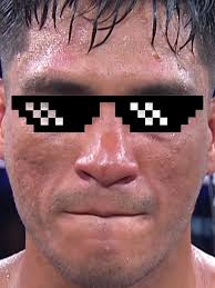 Luis Corona Parra celebra su victoria en el boxeo