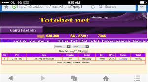 Sgp Totobetnet Dengan