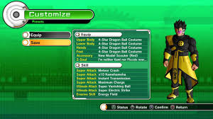 Dragon Ball Xenoverse How To Save Presets Youtube