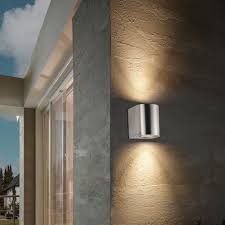 Radial Led Aussen Wandleuchte Up Down Rund Edelstahl Innenleuchten Wandleuchten Aussenleuchten Wandleuchte Wandbeleuchtung