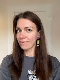 Statement Earrings Neon and Purple Polymer Clay Bright Earrings Fimo  Jewelry Vibrant Design Earrings for Special Occasion Neon Earrings