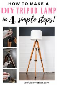 How To Make A Floor Lamp Out Of A Tripod Joyful Derivatives