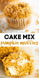 Cake Mix Pumpkin Muffins In 2020 Pumpkin Cake Mix Muffins Pumpkin Muffin Recipes Pumpkin Muffins Easy