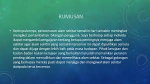 Sekolah lestari anugerah alam sekitar. Pencemaran Alam Sekitar Ppt Download