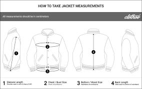 Varsity Jacket Size Chart Jackets Size Chart Jackets Online
