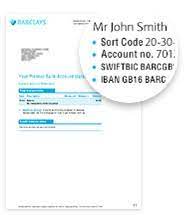 2 letters iso country code. Find Sort Code And Account Number Barclays