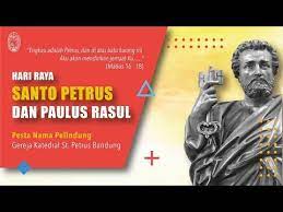 Gereja santo petrus gubug saat ini melayani 17 lingkungan yang terbagi ke dalam 5 wilayah. Pesta Nama Santo Petrus Dan Paulus Rasul Katedral Bandung Youtube