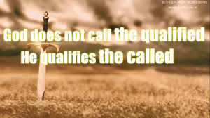 01:00 god doesn't call the qualified, he qualifies the called. God Does Not Call The Qualified He Qualifies The Called Youtube