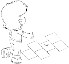 Juego rayuela para colorear : Dibujo De Rayuela Para Colorear Dibujos Net