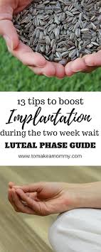 Tips For The Luteal Period How I Boosted Chances Of Implantation And Pregnancy During The Two Week Wait To Make A Mommy