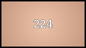 224 Meaning Youtube
