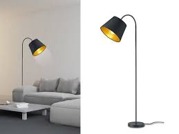 Von der rustikalen stehleuchte bis zum modernen designermodell findet man sie in unzähligen varianten. Meinewunschleuchte Bogenlampe Steh Lampe Mit Stoff Lampenschirm Schwarz Gold Bogen Leuchte Fur Uber Esstisch Gebogen Schone Stehende Leselampe Wohnzimmer Lampe Online Kaufen Otto