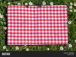 Love the red and white checkered pattern! Red Picnic Blanket Image Photo Free Trial Bigstock