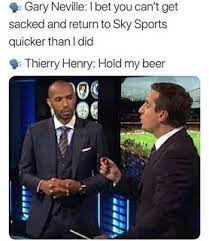 Thierry Henry Memes Football Memes Funny Football Memes Football Funny
