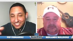 FOOTBALL: U. of Redlands Head Coach Jim Good & Associate Head Coach Joey  Mariani