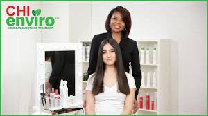 Chi Enviro Smoothing Treatment Virgin And Resistant Hair How To Youtube