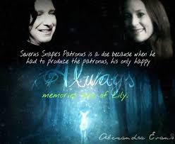 Always The Real Reason Severus Snape S Patronus Is A Doe Harry Potter Severus Snape Snape And Lily Severus Snape