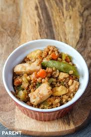 How to store leftover easy chicken fried rice: Easy Chicken Fried Riced Cauliflower For Dinner Tonight The Simple Parent