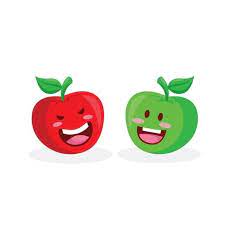 Healthy Happy Organic Red And Green Apple Character Illustration Fruit Juice Nutrition Png And Vector With Transparent Background For Free Download Watercolor Flower Illustration Character Illustration Flower Illustration