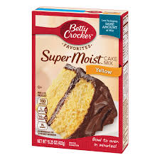 Heat oven to 350 degrees f. 2 Pack Betty Crocker Super Moist Yellow Cake Mix 15 25 Oz Pay Per Mart