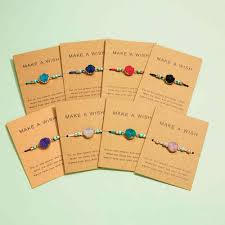 Untuk kali ini motif yang. Belleper Membuat Sebuah Harapan Batu Alam Anyaman Kertas Kartu Gelang Mode Buatan Tangan Gelang Disesuaikan Sederhana Bulat Gadis Perhiasan Hadiah Charm Gelang Aliexpress