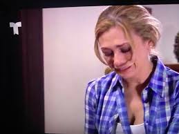 emotional scene from telemundo show