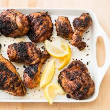 6 chicken legs (skin on or off) 1/2 a medium onion 3 cloves of garlic 1/4 cup olive oil 2 tbsp lemon juice 2 tbsp white distilled vinegar 1 tsp salt 1/2 tsp kashmiri chilli powder 1/2 tsp coarse ground black pepper 1/2 tsp paprika 1/4 tsp red food colouring 1/4 tsp yellow. Peri Peri Grilled Chicken America S Test Kitchen