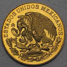 Das motiv blieb seit 1996 unverändert: Mexikanische Centenario Goldmunzen Goldpesos Verkaufen Esg