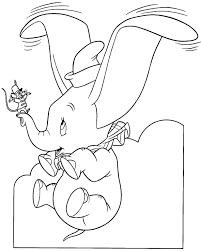 Timothy and dumbos ears coloring page. Dumbo Free To Color For Children Dumbo Kids Coloring Pages