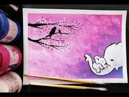 Mother S Day Special Easy Painting Ideas For Beginners Youtube Beginner Painting Easy Paintings Poster Color Painting