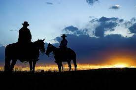 Cowboy Silhouette Horses Horse Wallpaper Western Life