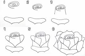 Add some detailing and definition to the flowers and to the leaves, then move along to the last drawing step to begin the tribal sket. Drawing Step By Step Simple Step By Step Flower Drawing Easy