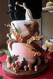 Woodland Wedding Cake Round Wedding Cakes Woodland Wedding Cake Enchanted Forest Wedding Cake Themed Wedding Cakes
