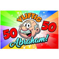 Wanddecoratie Abraham 50 Jaar Versiering Feestartikelen Nl