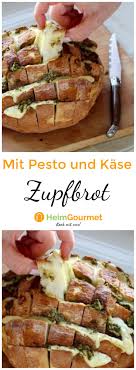 Geselliges Fingerfood Zupfbrot Mit Pesto Und Kase Fingerfood Zupfbrot Zupfbrot Rezept