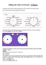 We can help you make your next trip to another country even more fun and immersive. Say The Time In French Teaching Resources
