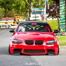 Bmw E92 M3 Red Slammed Bmw Bmw Cars Bmw Dealer