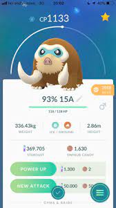 Mamoswine live : r/TheSilphRoad